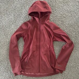 Women's Red Hooded Jacket